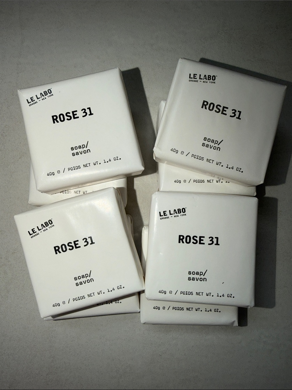 8 Le Labo Rose 31 Soap 1.4oz 40g Bundle Lot Bulk Fairmont Hotel Luxury Amenity